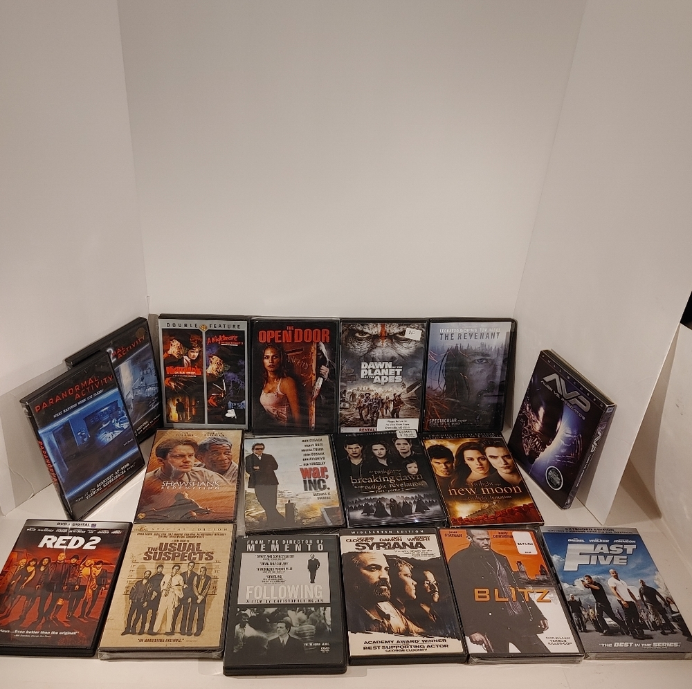 Lot Of 18 DVD Movies - Horror / Action /  Suspense Used And New  Some Are Seale